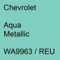 Preview: Chevrolet, Aqua Metallic, WA9963 / REU.